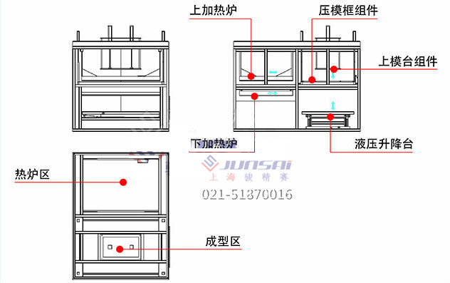 冰箱内胆吸塑机 冰箱内胆吸塑机